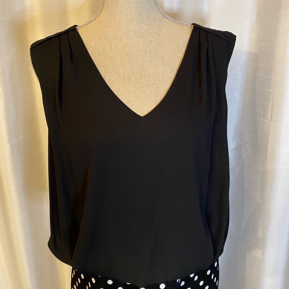 Two-fer Polka Dot Dress. - Picture 5 of 5